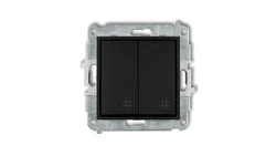 Mechanizm łącznika podwójnego krzyżowego Karlik Mini 12MWP-66 czarny mat