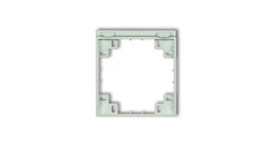 Ramka pośrednia do gniazd bryzgoszczelnych z uziemieniem SCHUKO miętowy 46MRPB-1s