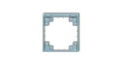 Ramka pośrednia do gniazd bryzgoszczelnych z uziemieniem SCHUKO lazurowy 48MRPB-1s