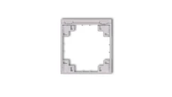 Ramka pośrednia do gniazd bryzgoszczelnych z uziemieniem SCHUKO liliowy 41MRPB-1s