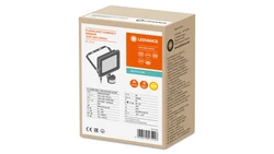 Projektor LED FLOOD COMPACT SENSOR V 10W 830 SYM 100 BK 4058075575226