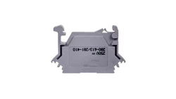 Złączka szynowa 2-przewodowa diodowa 2,5mm2 szara 280-613/281-410 /100szt./