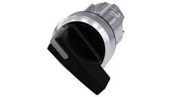 Przełącznik 2 pozycyjny 22mm czarny dł pióro z samopowrotem OI możl podświetlenie metal IP69k SIRIUS ACT 3SU1052-2CC10-0AA0