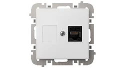 Vestra Gniazdo komputerowe pojedyncze RJ45 bez ramki podtynkowe IP20 biały 3848-10