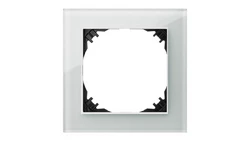 Vestra Ramka pojedyncza szkło IP20 biały 3871-62