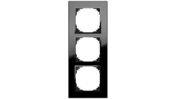 Vestra Ramka potrójna szkło IP20 czarny 3873-61