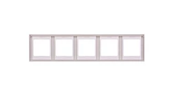 Berker K.1 Ramka pięciokrotna pionowa śnieżnobiała 13537009