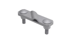 Złącze krzyżowe skośne pręt-bednarka 2-elem. stal ocynkowana ogniowo 116.4.1 OG 11601402