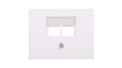 K.1 Element centralny do gniazda UAE RJ11 RJ12 RJ45 kat.3, 5e, 6 45st śnieżnobiały 14097009