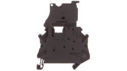 Złączka szynowa z bezpiecznikiem 5x20 6,3A 2-przewodowa 4mm2 czarna UT 4-HESILED 24-P/P 3046540 /50szt./