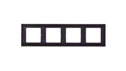 Berker K.1 Ramka poczwórna pozioma antracyt mat lakierowana 13837006