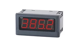 Amperomierz cyfrowy 4 cyfr wejście DC 4-20mA zasilanie 230V AC bez jednostki z atestem KJ N24 S210000M1