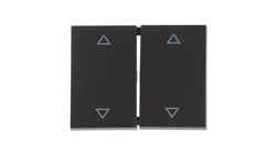 K.1 Klawisz świecznikowy 2-biegowy z nadrukiem symbolu /strzałki/ antracyt mat lakierowany 14357206