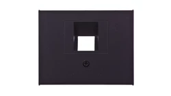 K.1 Element centralny do gniazda UAE RJ11 RJ12 RJ45 kat.3, 5e, 6 45st antracyt mat lakierowany 14077006