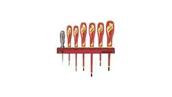 Zestaw wkrętaków izolowanych 1000V 7 elementowy (na wieszaku ściennym) Teng Tools WRMDV07N 174520205