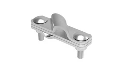 Złącze krzyżowe skośne pręt-pręt 3-elem. stal nierdzewna 116.2 NI 11600205