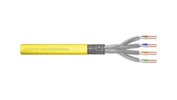 Kabel teleinformatyczny S/FTP kat.7A LS0H drut żółty Dca DK-1743-A-VH-5 /500m/