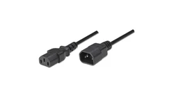 Przedłużacz Kabel Zasilający IEC320 C13 na C14 250V/10A 50cm ICOC 03-NC-005
