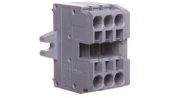 Listwa zaciskowa kompaktowa 2-przewodowa 2,5mm2 3-torowa z mocowaniem śrubowym szara 869-103 /100szt./