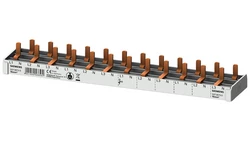 Szyna łączeniowa 3P+N 10mm2 sztyftowa 12 modułowa dla Wyłączników 1P+N wąskich (5SV1 5SV6 5SL60) pełna izolacja 5ST3673-0