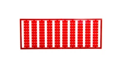 Ramka z oznacznikami bez nadruku czerwona 209-501/000-005 /5szt./