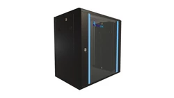 Szafa rack montowana na ścianie Extralink 12U 600x450 Czarna