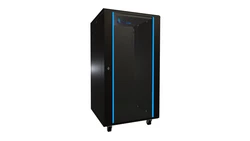 Szafa rack stojąca Extralink 22U 600x600 Czarna
