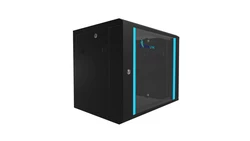 Szafa rack montowana na ścianie Extralink 9U 600x450 Czarna