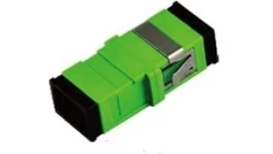 Adapter jednomodowy, Simplex bez kołnierza zielony SC/APC Extralink