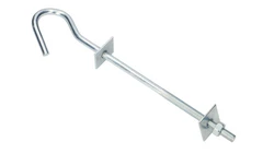 Śruba hakowa do wieszania uchwytów odciągowych 12/230mm, śruba M12 Extralink