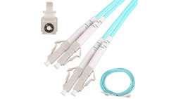 Patchcord Wielomodowy, OM3, Duplex, 3mm, 1m Extralink LC/UPC-LC/UPC