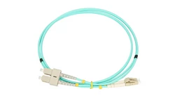 Patchcord Wielomodowy, OM3, Duplex, 3mm, 2m Extralink LC/UPC-SC/UPC