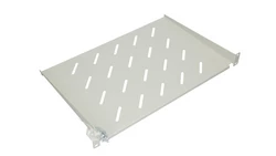 Półka 19, do szaf wiszących Extralink 1U 300mm Szara