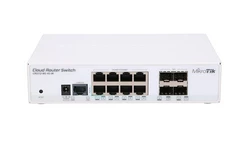 Switch 8x RJ45 1000Mb/s, 4x SFP MikroTik CRS112-8G-4S-IN