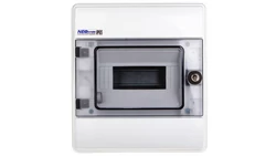 Rozdzielnica modułowa 1x8 podtynkowa IP65. RHp-8/Z (z zamkiem) 36.809