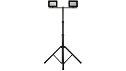 Projektor LED na statywie czarny 2x30W 2x2350lm IP65 6400K SL-S02