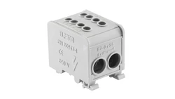 Blok rozdzielczy 1-torowy (2x35mm² 2x35mm²) LZ1*35/35 mocowanie na TS 35, szary 84169002