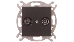 Novella Gniazdo Rtv Końcowe, Kolor Czarny / 92105521m