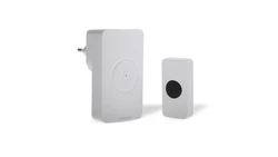 Dzwonek bezprzewodowy z pilotem, learning system, 230V, 38 dzwięków, DS-1B/B BIAŁY