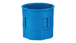 Puszka podtynkowa 60mm głęboka z wkrętami niebieska Z60Dw 34035203 /50szt./