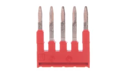 Mostek wtykany 5-biegunowy czerwony FBS 5-4 3030145 /50szt./
