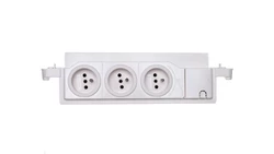 Przepust kablowy z potrójnym gniazdem zasilającym do rozdzielnicy Volta VZ00HWF