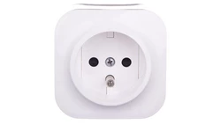 FORIX Gniazdo pojedyncze z/u 16A IP20 białe 782417