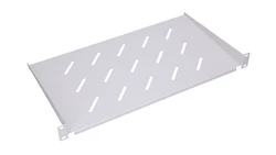 Półka 19, do szaf wiszących Extralink 1U 250mm Szara