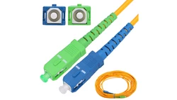 Patchcord Jednomodowy, Simplex, G652D, 3mm, 5m Extralink SC/APC-SC/UPC