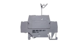 Złączka szynowa 2-piętrowa z diodą 1N4007 2,5mm2 szara 280-940/281-411 /50szt./