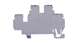 Złączka dwupiętrowa 4-przewodowa PE / N 2,5mm2 szara 870-517 /50szt./