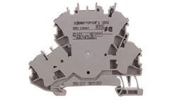 Złączka 2-piętrowa 2,5mm2 PE/N szara TOPJOBS 2002-2217 /50szt./