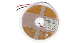 TAŚMA LED PREMIUM 12V DC COB 2400LED/5M 12W/1m IP20 3LATA GW. BIAŁA CIEPŁA D87-LS-COB-2400-IP20-AWW-12V