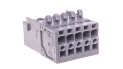 Wtyk sprężynowy 1-przewodowy X-COM 5-torowy szary 769-605/001-000 /50szt./